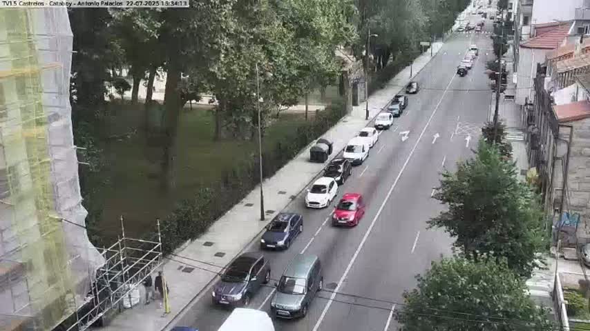 Vigo, Avenida de Antonio Palacios & Castrelos Avenue Live Cam - Pontevedra, Galicia, Spain