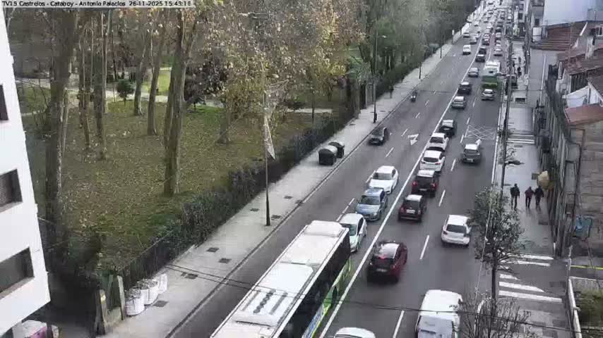 Vigo, Avenida de Antonio Palacios & Castrelos Avenue Live Cam - Pontevedra, Galicia, Spain