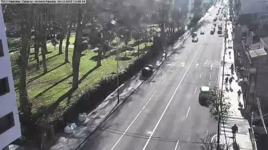 Vigo, Avenida de Antonio Palacios & Castrelos Avenue Live Cam - Pontevedra, Galicia, Spain
