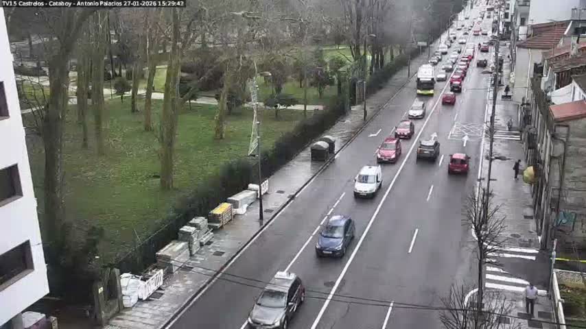 Vigo, Avenida de Antonio Palacios & Castrelos Avenue Live Cam - Pontevedra, Galicia, Spain