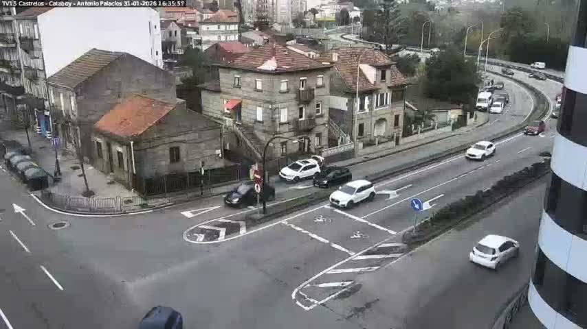 Vigo, Avenida de Antonio Palacios & Castrelos Avenue Live Cam - Pontevedra, Galicia, Spain