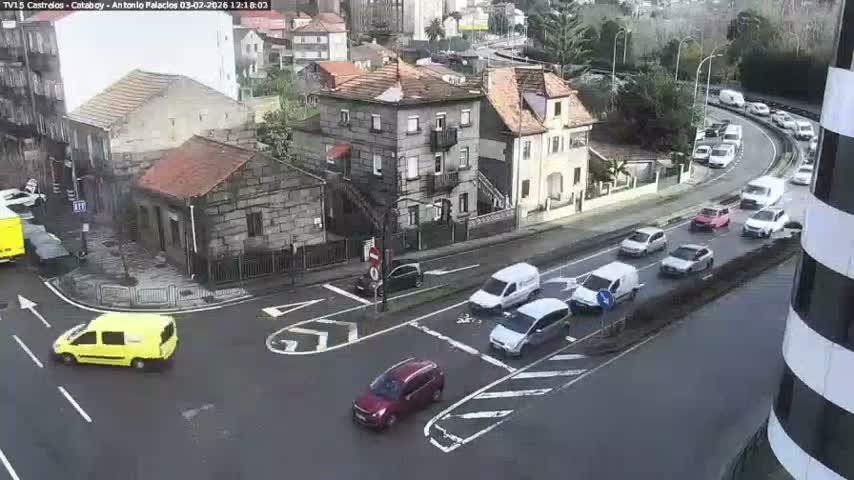 Vigo, Avenida de Antonio Palacios & Castrelos Avenue Live Cam - Pontevedra, Galicia, Spain