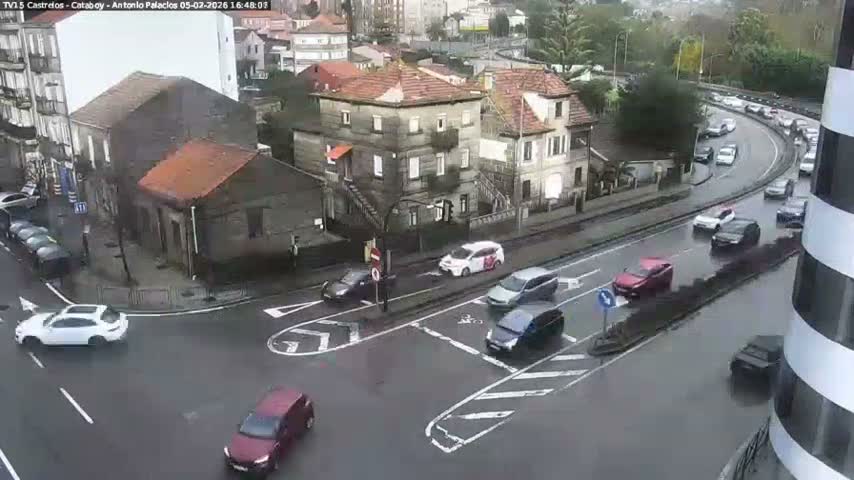 Vigo, Avenida de Antonio Palacios & Castrelos Avenue Live Cam - Pontevedra, Galicia, Spain
