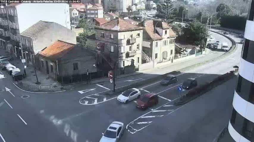 Vigo, Avenida de Antonio Palacios & Castrelos Avenue Live Cam - Pontevedra, Galicia, Spain