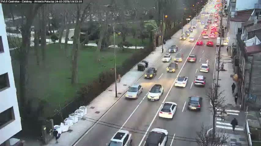 Vigo, Avenida de Antonio Palacios & Castrelos Avenue Live Cam - Pontevedra, Galicia, Spain