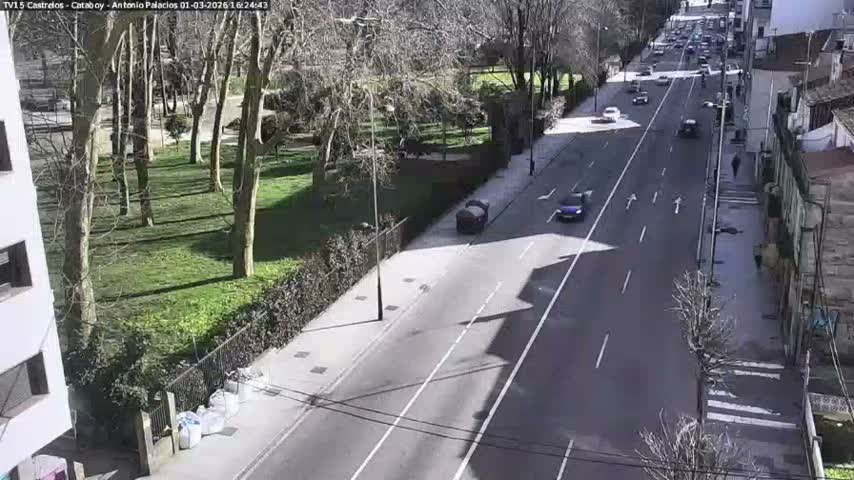 Vigo, Avenida de Antonio Palacios & Castrelos Avenue Live Cam - Pontevedra, Galicia, Spain