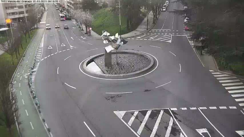 Vigo, Parque  Monte de Castro Park Area & Junction Live Cam - Pontevedra, Galicia, Spain