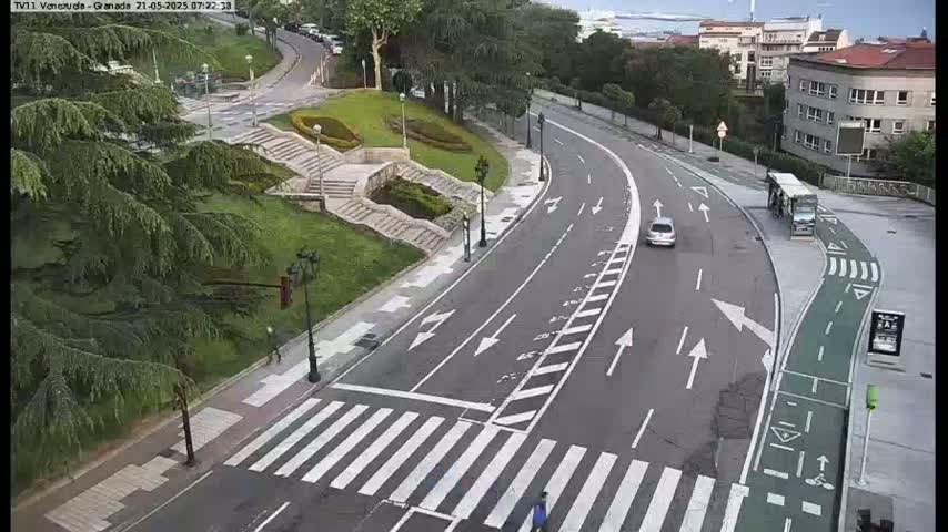 Vigo, Parque  Monte de Castro Park Area & Junction Live Cam - Pontevedra, Galicia, Spain