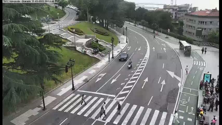 Vigo, Parque  Monte de Castro Park Area & Junction Live Cam - Pontevedra, Galicia, Spain