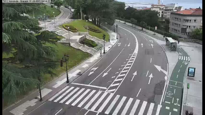 Vigo, Parque  Monte de Castro Park Area & Junction Live Cam - Pontevedra, Galicia, Spain