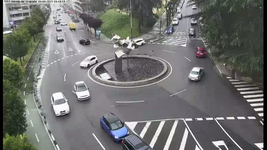 Vigo, Parque  Monte de Castro Park Area & Junction Live Cam - Pontevedra, Galicia, Spain