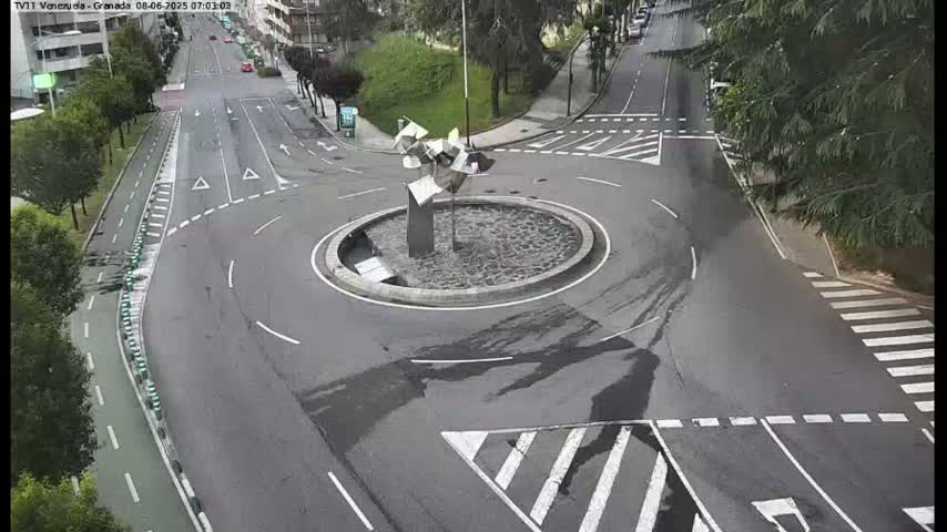 Vigo, Parque  Monte de Castro Park Area & Junction Live Cam - Pontevedra, Galicia, Spain