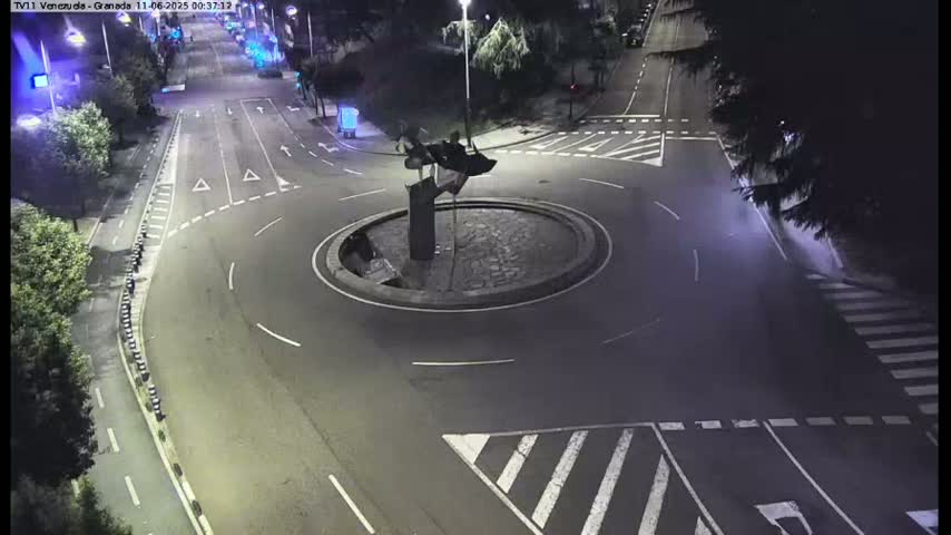 Vigo, Parque  Monte de Castro Park Area & Junction Live Cam - Pontevedra, Galicia, Spain
