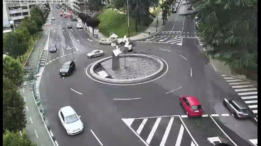 Vigo, Parque  Monte de Castro Park Area & Junction Live Cam - Pontevedra, Galicia, Spain