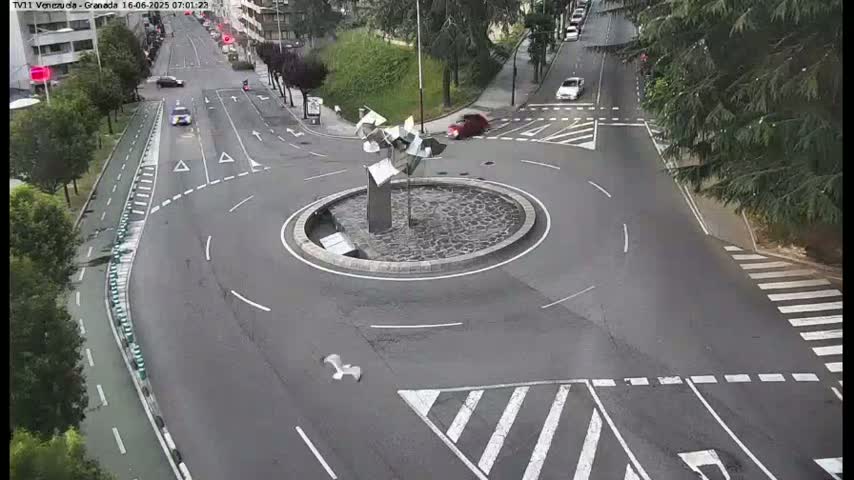 Vigo, Parque  Monte de Castro Park Area & Junction Live Cam - Pontevedra, Galicia, Spain