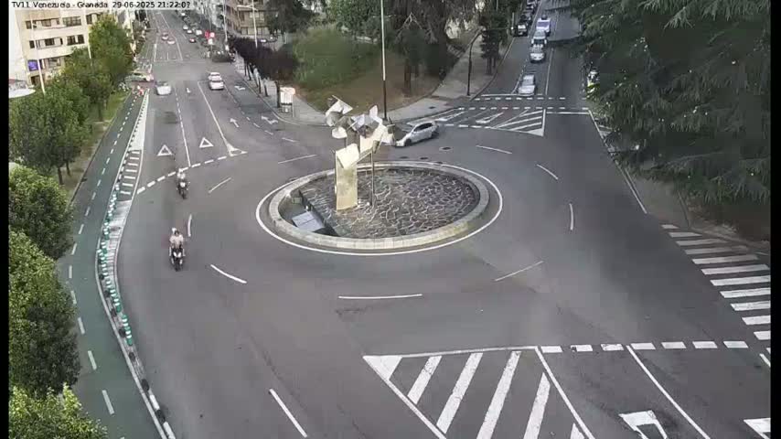 Vigo, Parque  Monte de Castro Park Area & Junction Live Cam - Pontevedra, Galicia, Spain