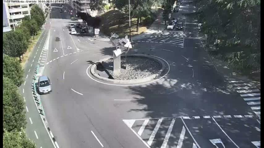 Vigo, Parque  Monte de Castro Park Area & Junction Live Cam - Pontevedra, Galicia, Spain