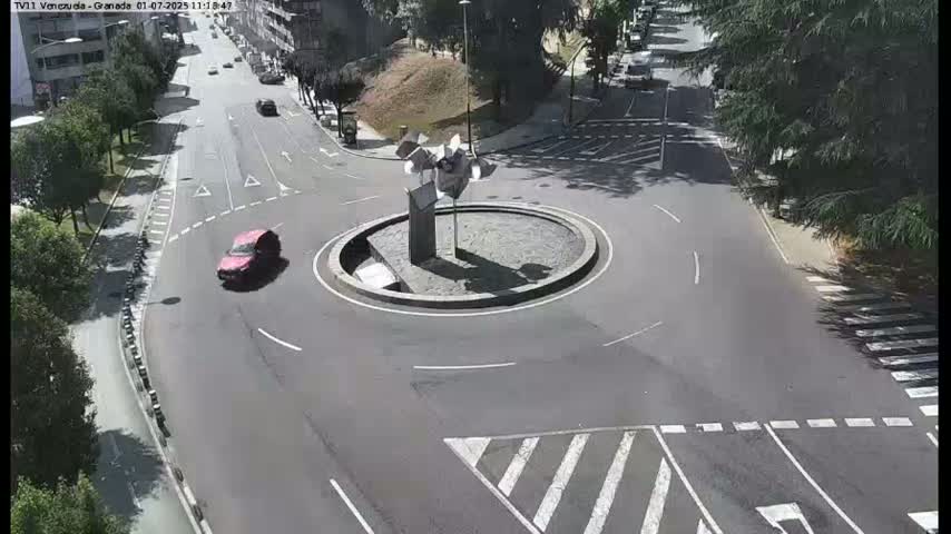 Vigo, Parque  Monte de Castro Park Area & Junction Live Cam - Pontevedra, Galicia, Spain