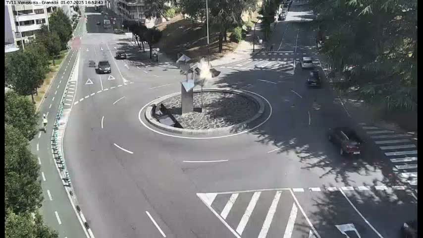 Vigo, Parque  Monte de Castro Park Area & Junction Live Cam - Pontevedra, Galicia, Spain