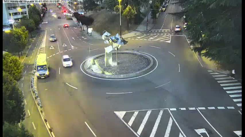 Vigo, Parque  Monte de Castro Park Area & Junction Live Cam - Pontevedra, Galicia, Spain