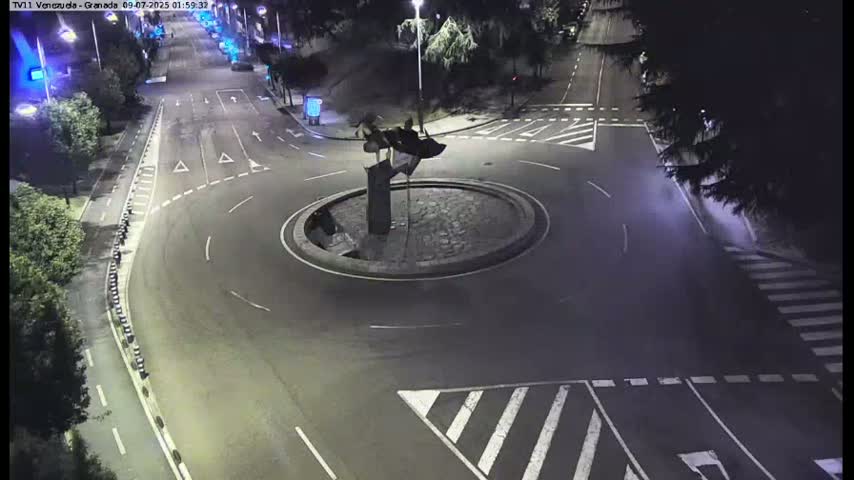 Vigo, Parque  Monte de Castro Park Area & Junction Live Cam - Pontevedra, Galicia, Spain