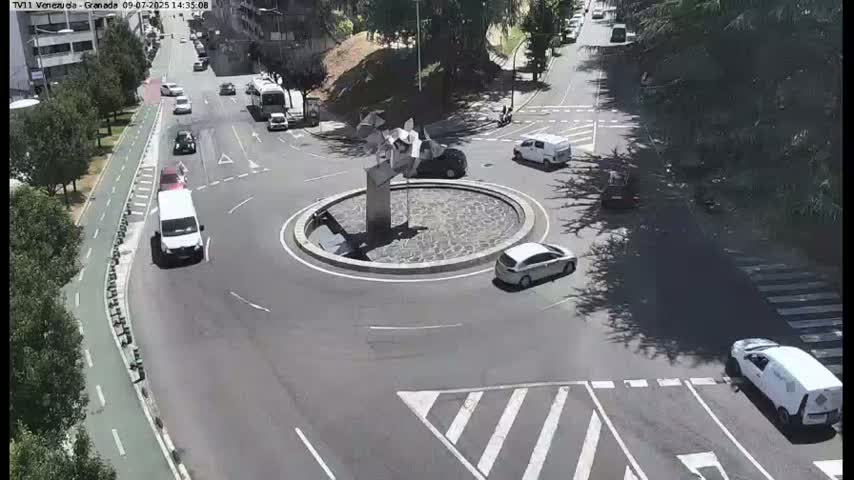 Vigo, Parque  Monte de Castro Park Area & Junction Live Cam - Pontevedra, Galicia, Spain