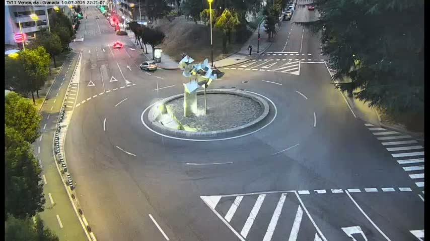 Vigo, Parque  Monte de Castro Park Area & Junction Live Cam - Pontevedra, Galicia, Spain