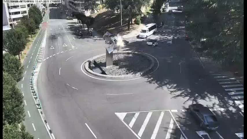 Vigo, Parque  Monte de Castro Park Area & Junction Live Cam - Pontevedra, Galicia, Spain