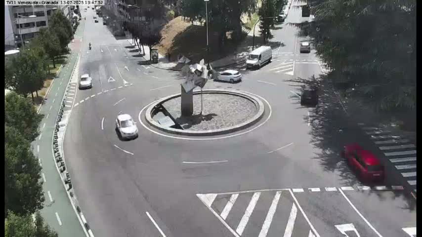 Vigo, Parque  Monte de Castro Park Area & Junction Live Cam - Pontevedra, Galicia, Spain