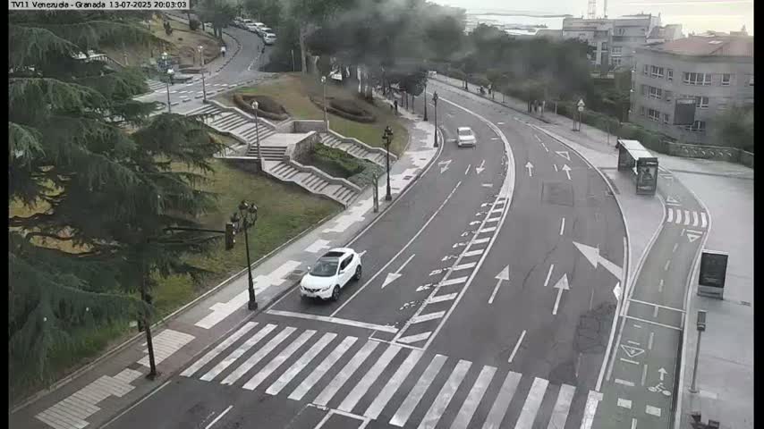 Vigo, Parque  Monte de Castro Park Area & Junction Live Cam - Pontevedra, Galicia, Spain