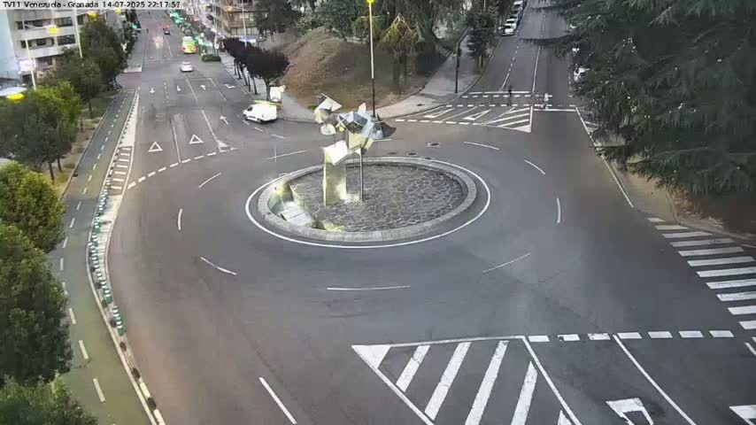 Vigo, Parque  Monte de Castro Park Area & Junction Live Cam - Pontevedra, Galicia, Spain