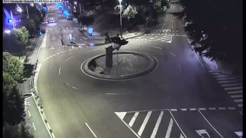 Vigo, Parque  Monte de Castro Park Area & Junction Live Cam - Pontevedra, Galicia, Spain