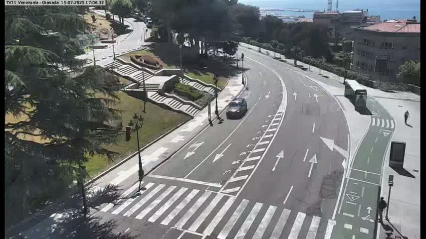 Vigo, Parque  Monte de Castro Park Area & Junction Live Cam - Pontevedra, Galicia, Spain