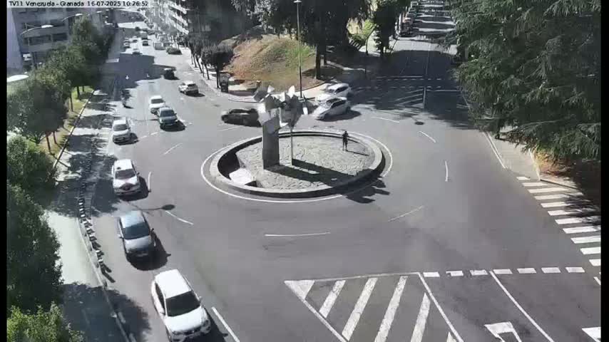 Vigo, Parque  Monte de Castro Park Area & Junction Live Cam - Pontevedra, Galicia, Spain