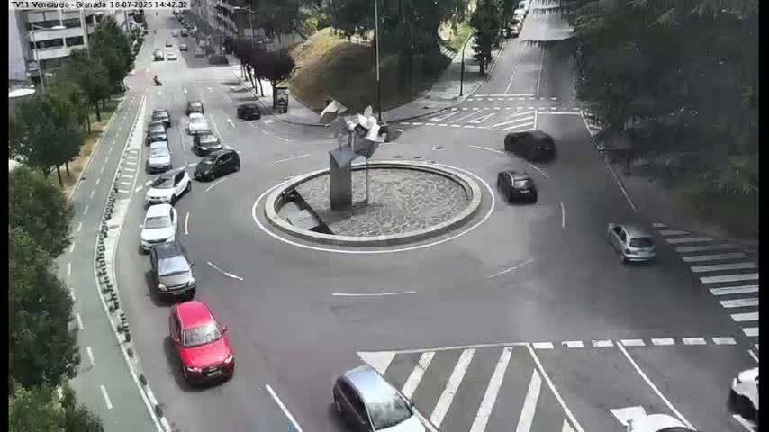 Vigo, Parque  Monte de Castro Park Area & Junction Live Cam - Pontevedra, Galicia, Spain