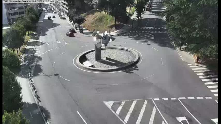 Vigo, Parque  Monte de Castro Park Area & Junction Live Cam - Pontevedra, Galicia, Spain