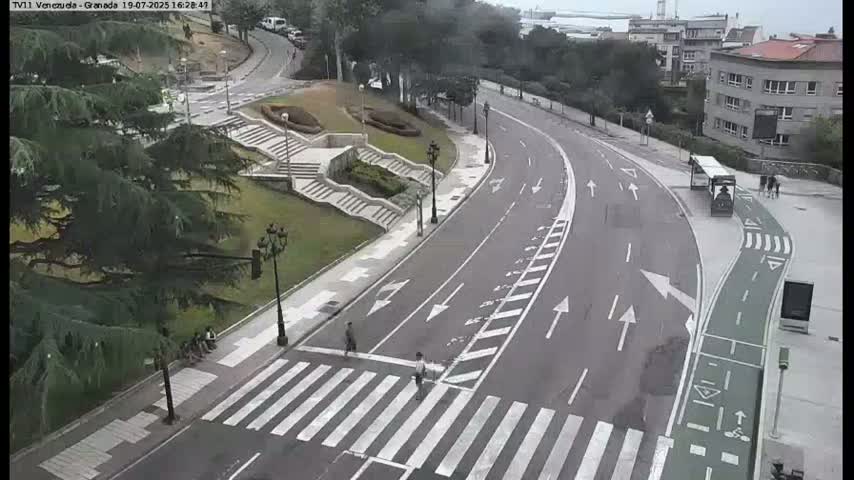 Vigo, Parque  Monte de Castro Park Area & Junction Live Cam - Pontevedra, Galicia, Spain