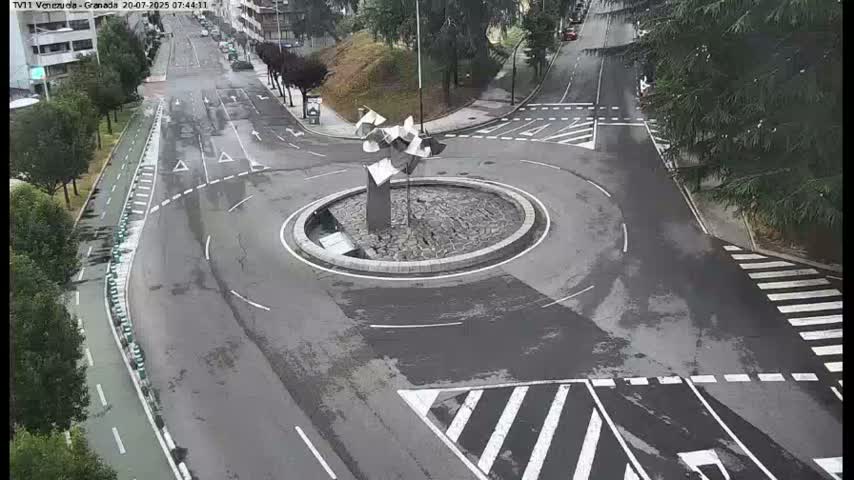 Vigo, Parque  Monte de Castro Park Area & Junction Live Cam - Pontevedra, Galicia, Spain