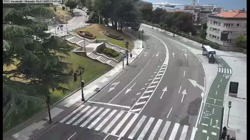 Vigo, Parque  Monte de Castro Park Area & Junction Live Cam - Pontevedra, Galicia, Spain