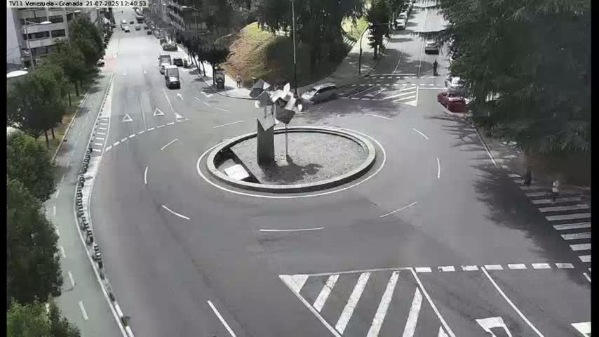 Vigo, Parque  Monte de Castro Park Area & Junction Live Cam - Pontevedra, Galicia, Spain