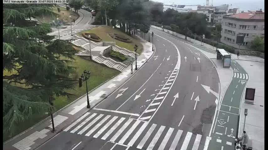 Vigo, Parque  Monte de Castro Park Area & Junction Live Cam - Pontevedra, Galicia, Spain