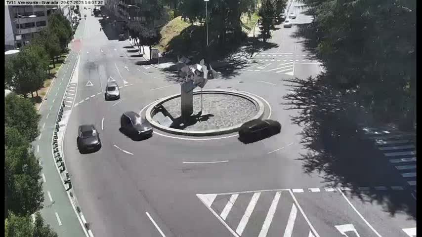 Vigo, Parque  Monte de Castro Park Area & Junction Live Cam - Pontevedra, Galicia, Spain