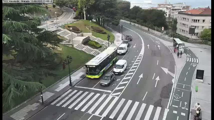 Vigo, Parque  Monte de Castro Park Area & Junction Live Cam - Pontevedra, Galicia, Spain