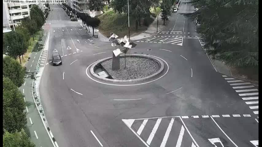 Vigo, Parque  Monte de Castro Park Area & Junction Live Cam - Pontevedra, Galicia, Spain