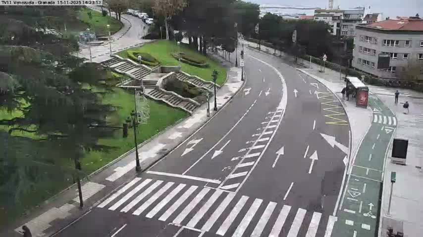 Vigo, Parque  Monte de Castro Park Area & Junction Live Cam - Pontevedra, Galicia, Spain