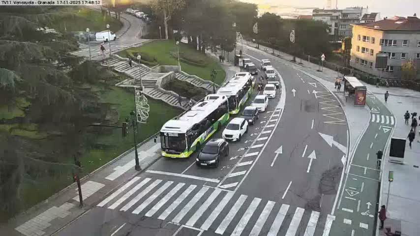 Vigo, Parque  Monte de Castro Park Area & Junction Live Cam - Pontevedra, Galicia, Spain