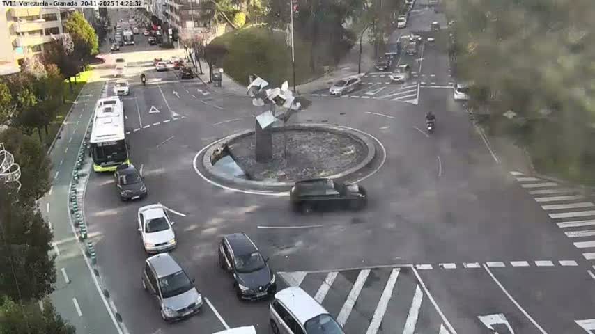 Vigo, Parque  Monte de Castro Park Area & Junction Live Cam - Pontevedra, Galicia, Spain