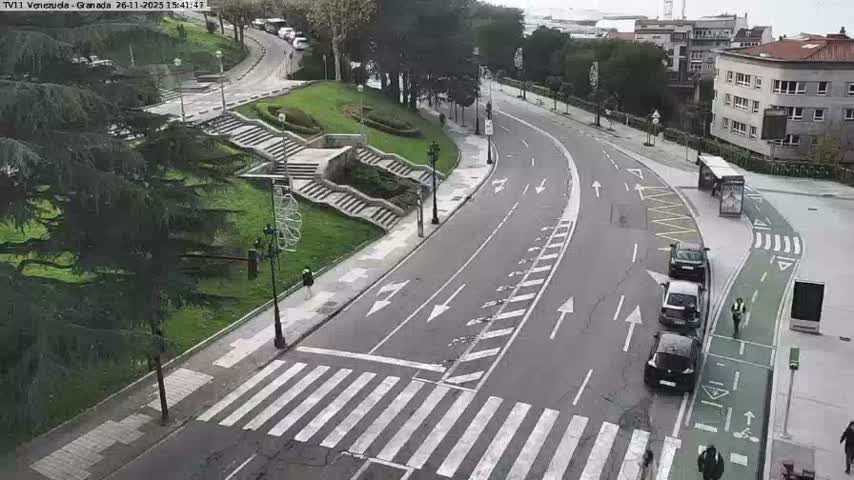 Vigo, Parque  Monte de Castro Park Area & Junction Live Cam - Pontevedra, Galicia, Spain