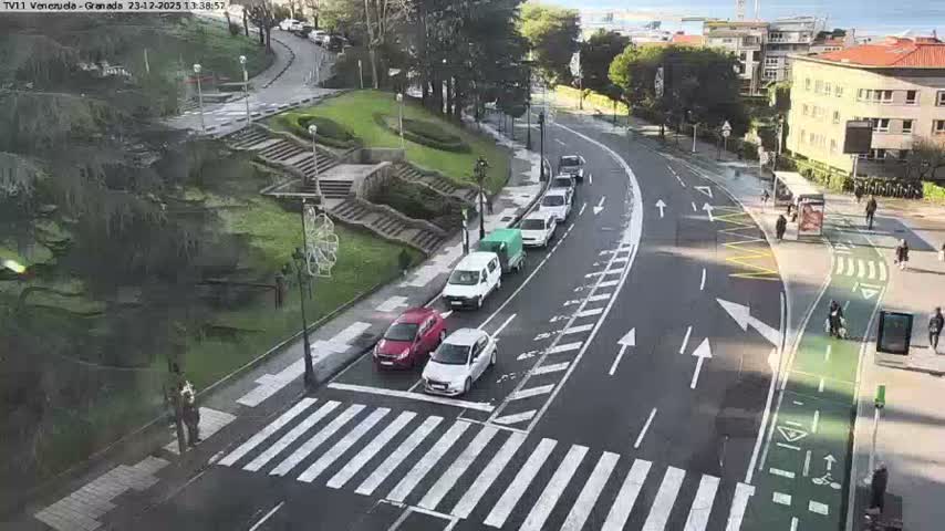 Vigo, Parque  Monte de Castro Park Area & Junction Live Cam - Pontevedra, Galicia, Spain
