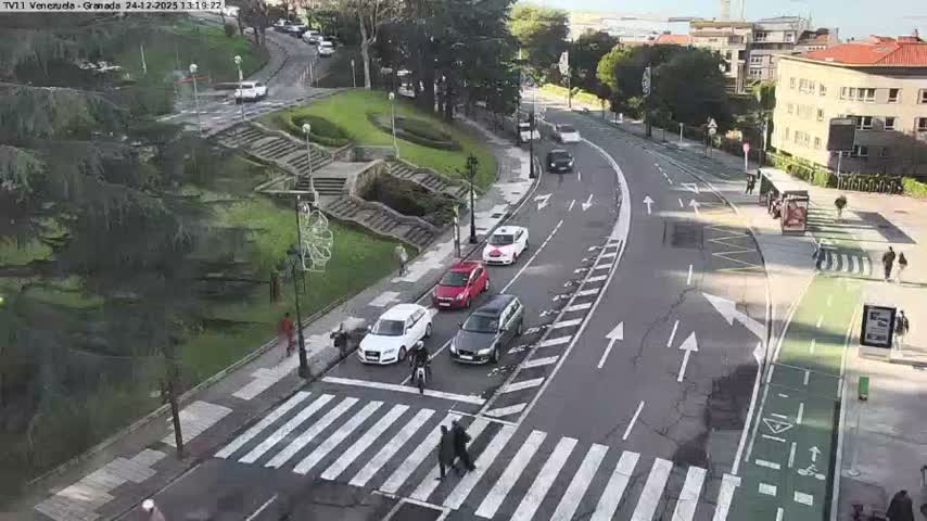 Vigo, Parque  Monte de Castro Park Area & Junction Live Cam - Pontevedra, Galicia, Spain